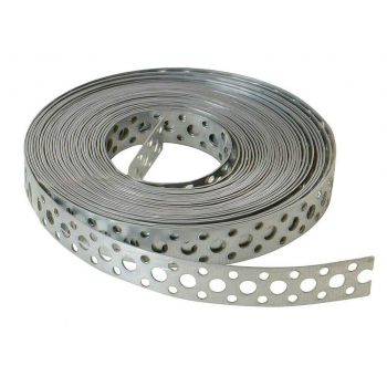 Straight Type Perforated Fixing Steel Strip Five Holes Galvanised Perforated Fixing Banding Steel Belt Used For Fixing Pipework